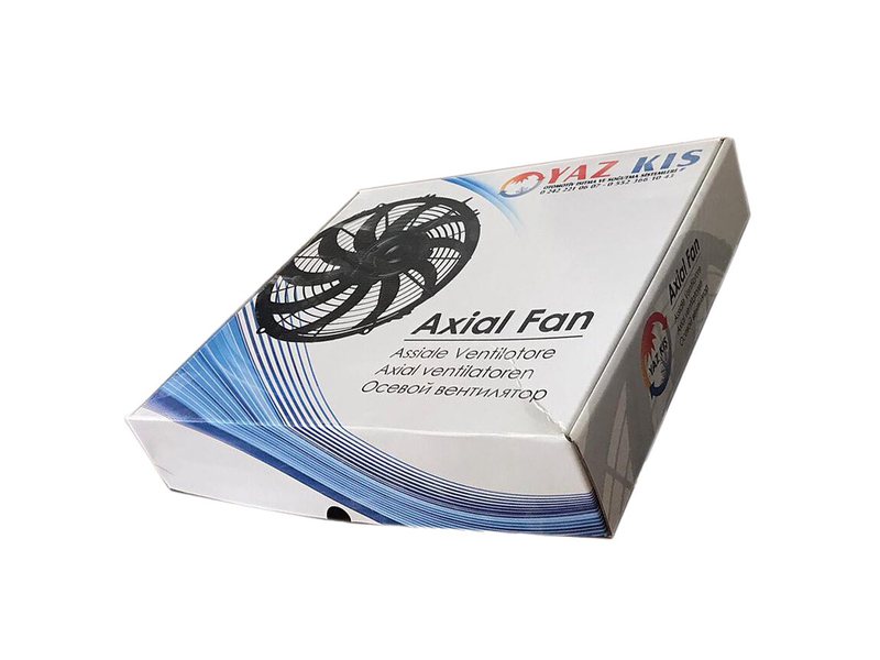 Fan için baskılı karton kutu